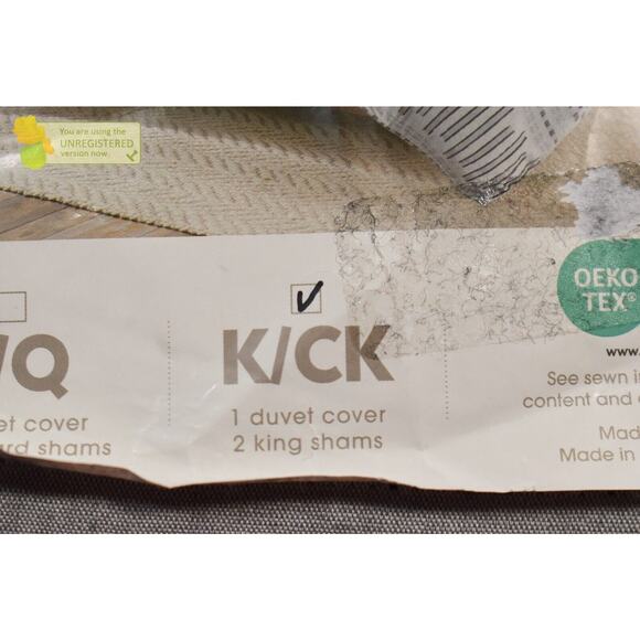 Ink + Ivy Rhea Cotton Jacquard Duvet Cover & Sham 3pc Set King* - Picture 6 of 9